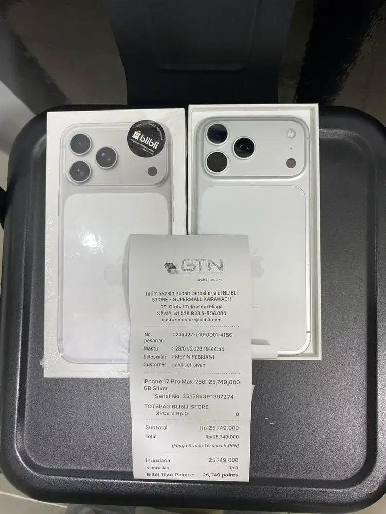 Second iPhone 17 Pro Max 256GB Blibli