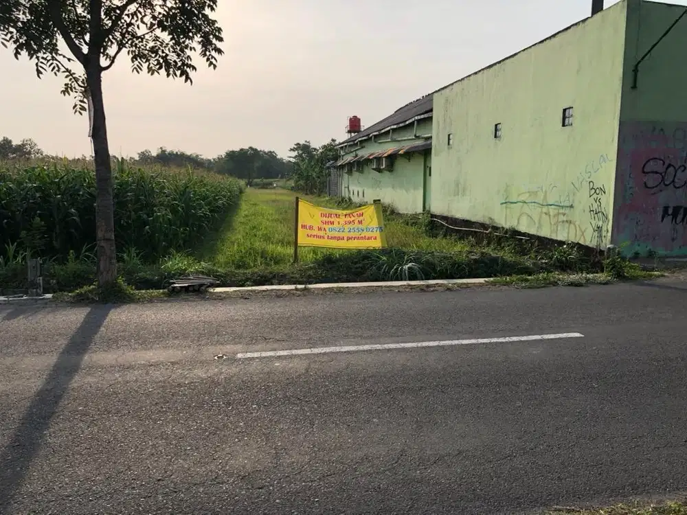 Dijual Tanah pinggir jalan raya
