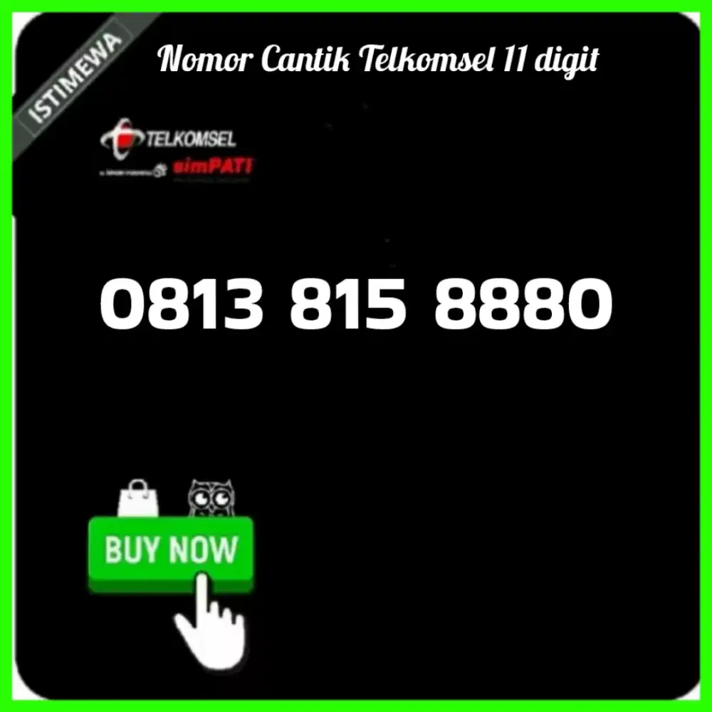 Gitar nomor cantik simpati Telkomsel 11 digit