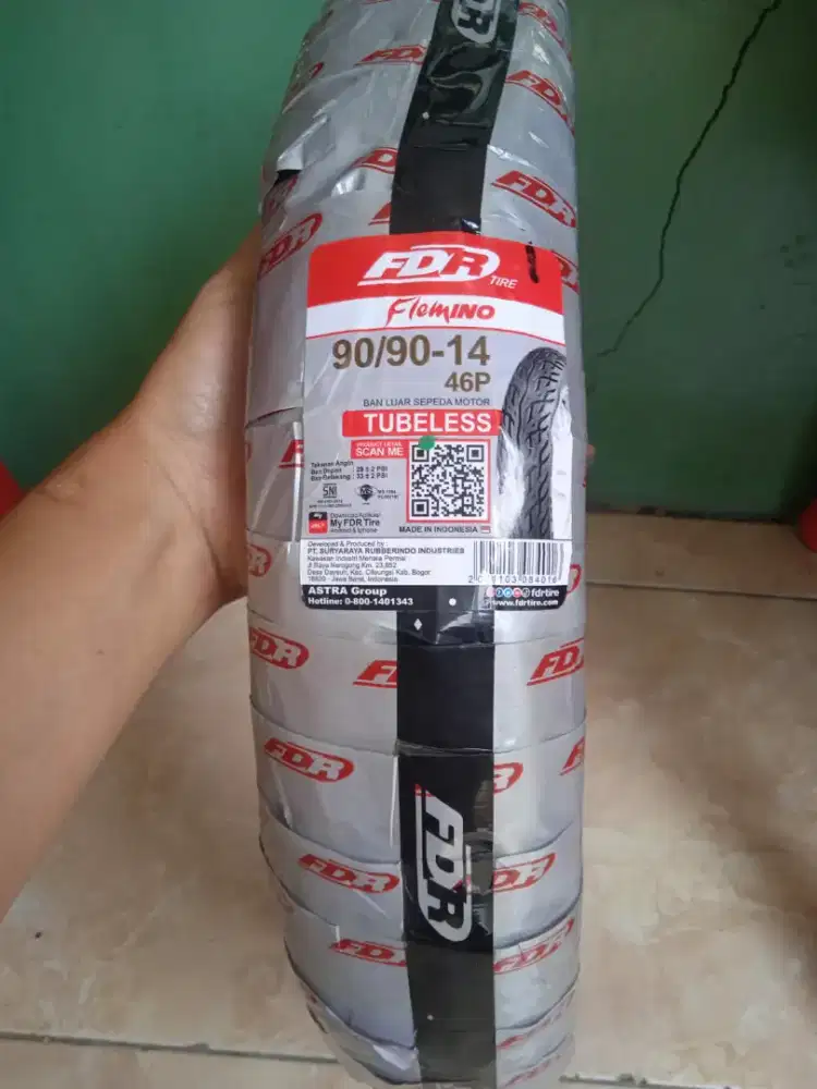 Ban tubles FDR 90/90-14 baru tangerang poris