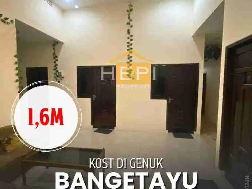Di Jual Rumah Kost di Bangetayu Genuk Semarang