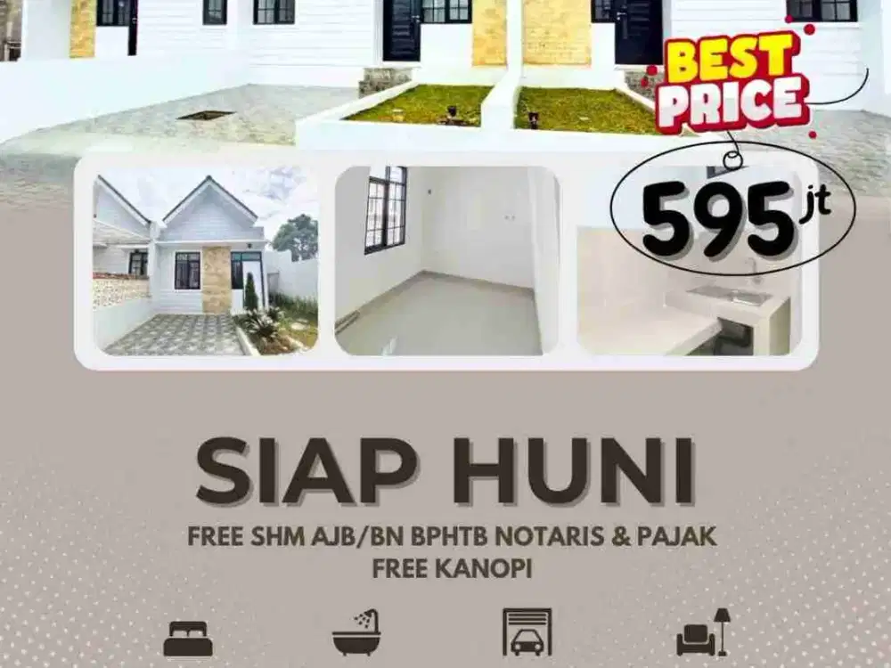 Dijual Rumah Murah 1 Lantai Cisarua Perbatasan Permana Cimahi KKB Bandung Barat