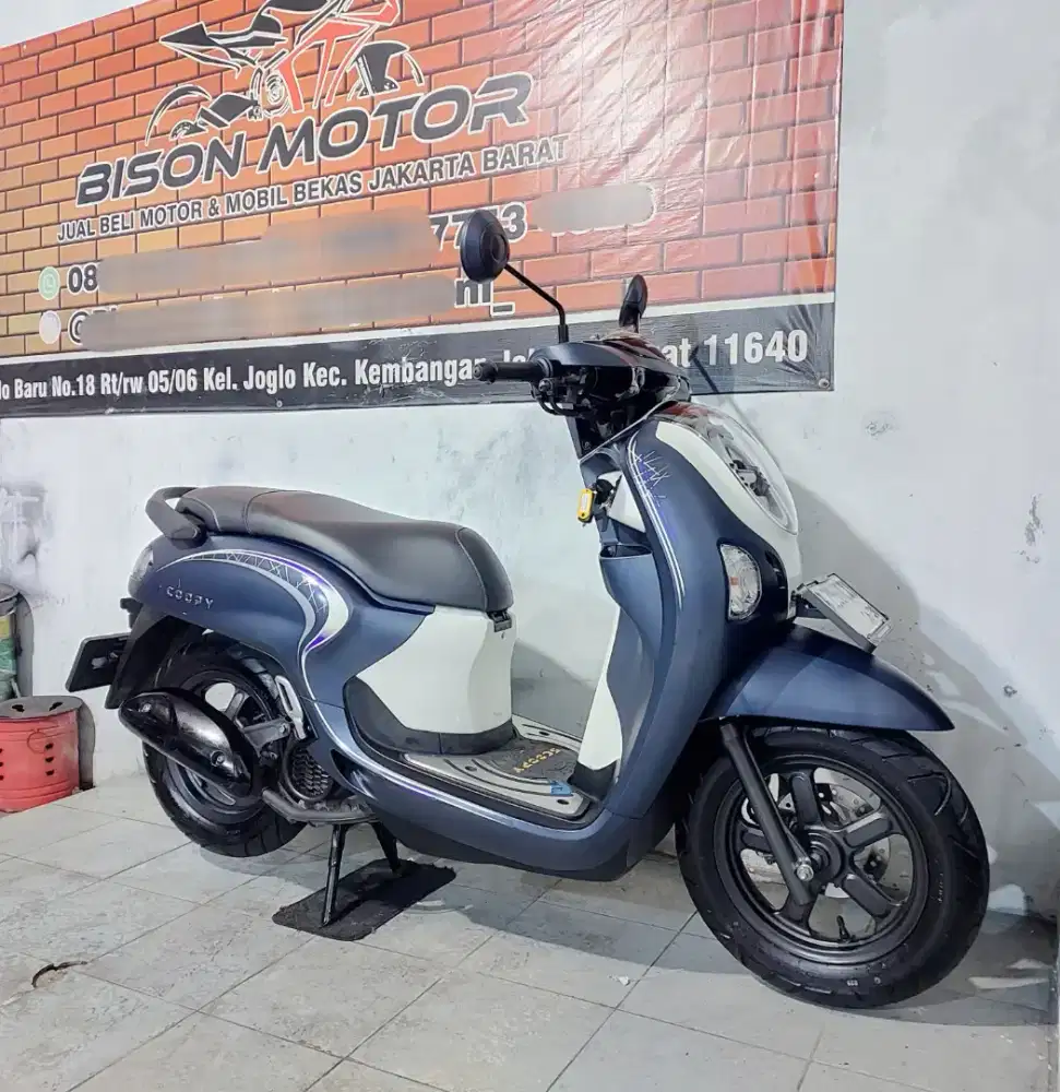 Seperti baru! HONDA ALL NEW SCOOPY ALARM CBS ISS 2025 Pajak ON Donat