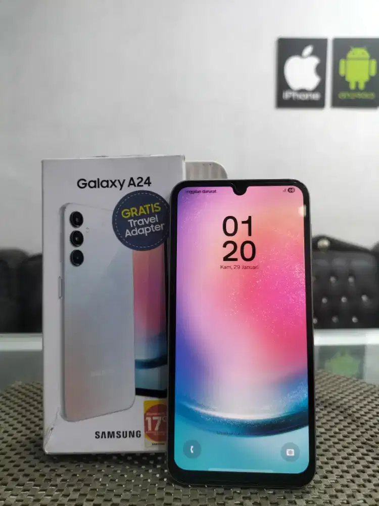 Samsung A24 Silver 8/128GB Full Set Original