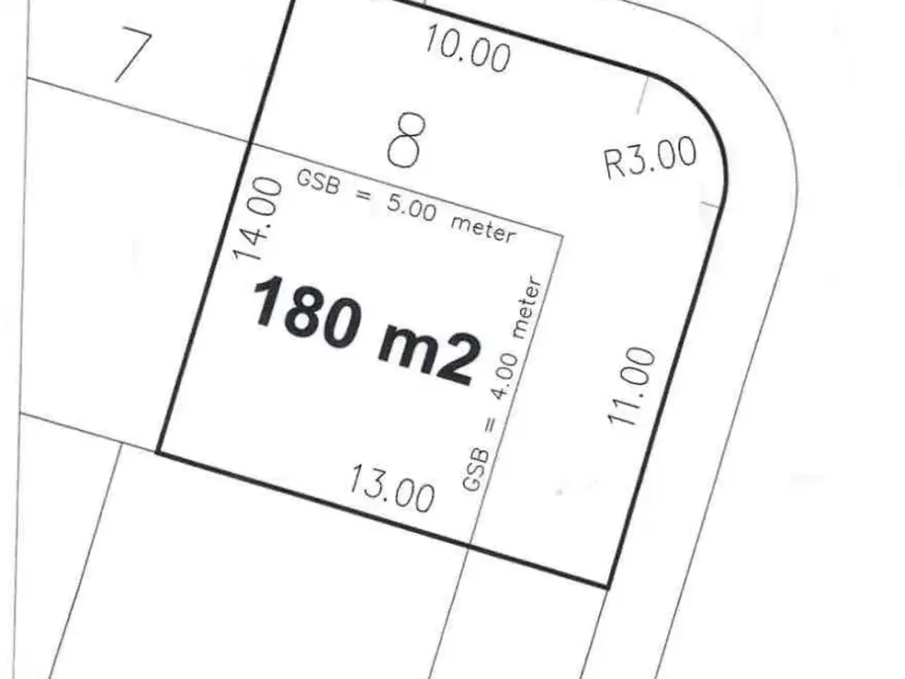 Kavling Huk di Greenwich BSD Cluster Luxmore