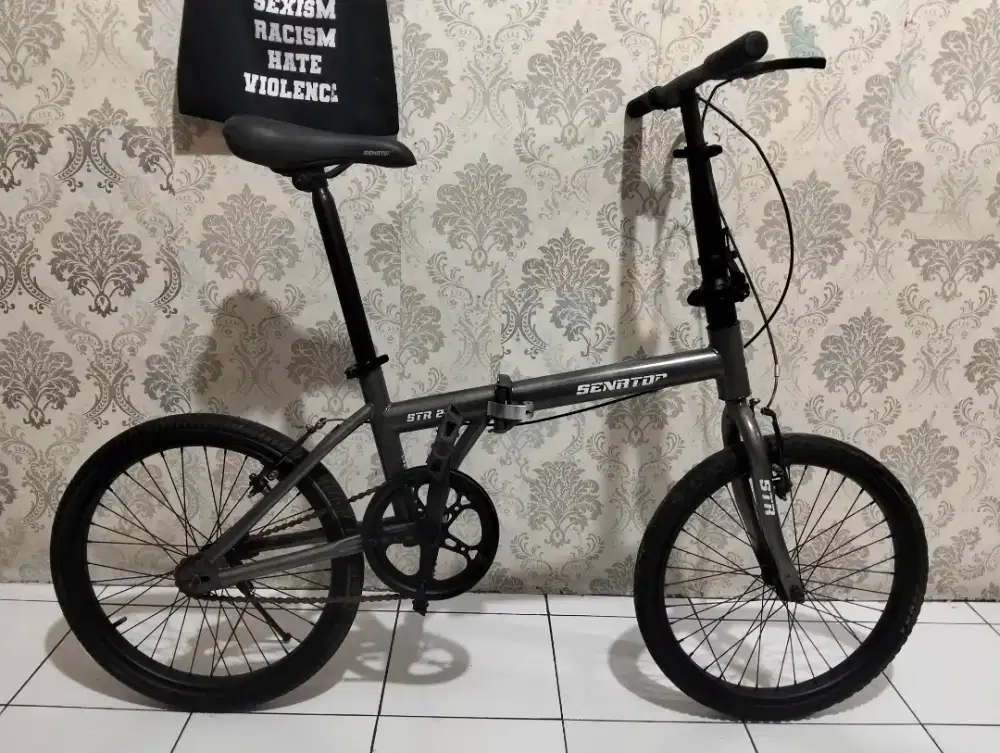 Sepeda lipat ukuran 20 untuk umur 5-15 tahun