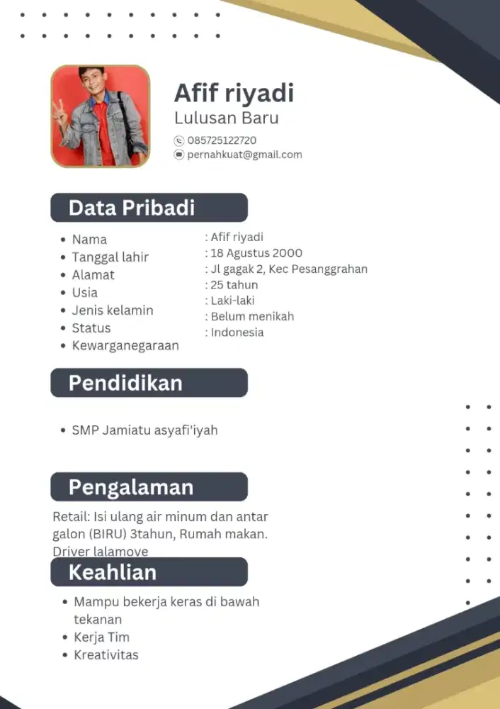 Info loker apa aja harian/mingguan