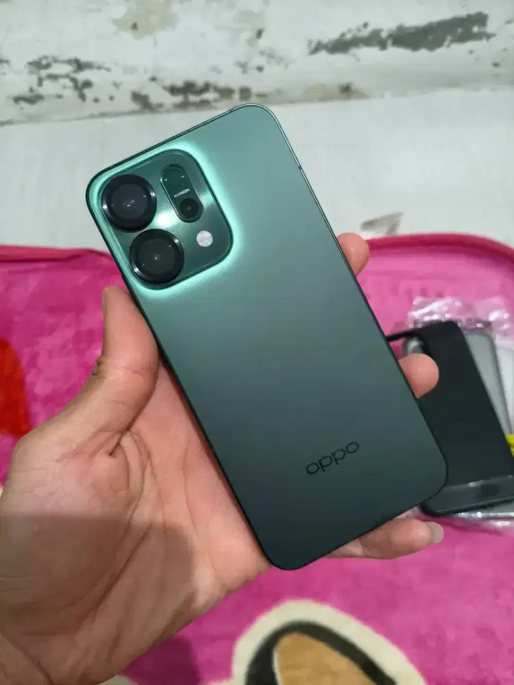 Oppo reno 14 green 8/256 umur baru 1 bulan