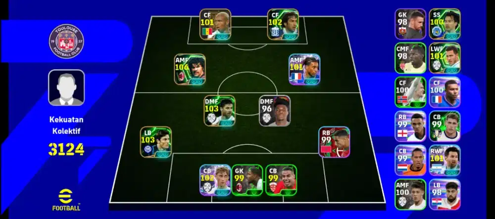 Akun efootball gullit x xabi