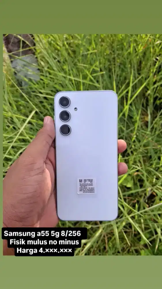 Di jual samsung a55 5g 8/256