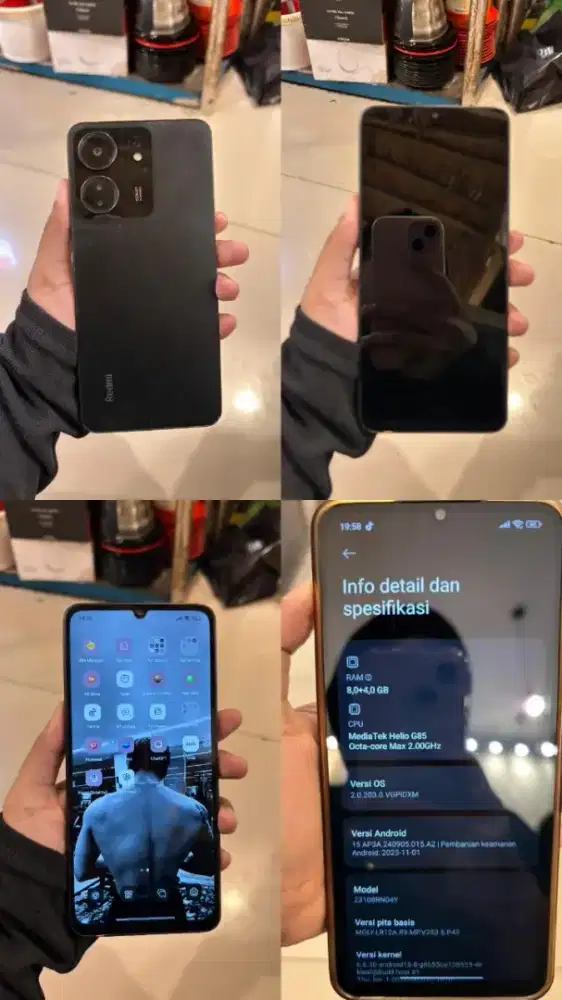 REDMI 13C RAM 8+4/256