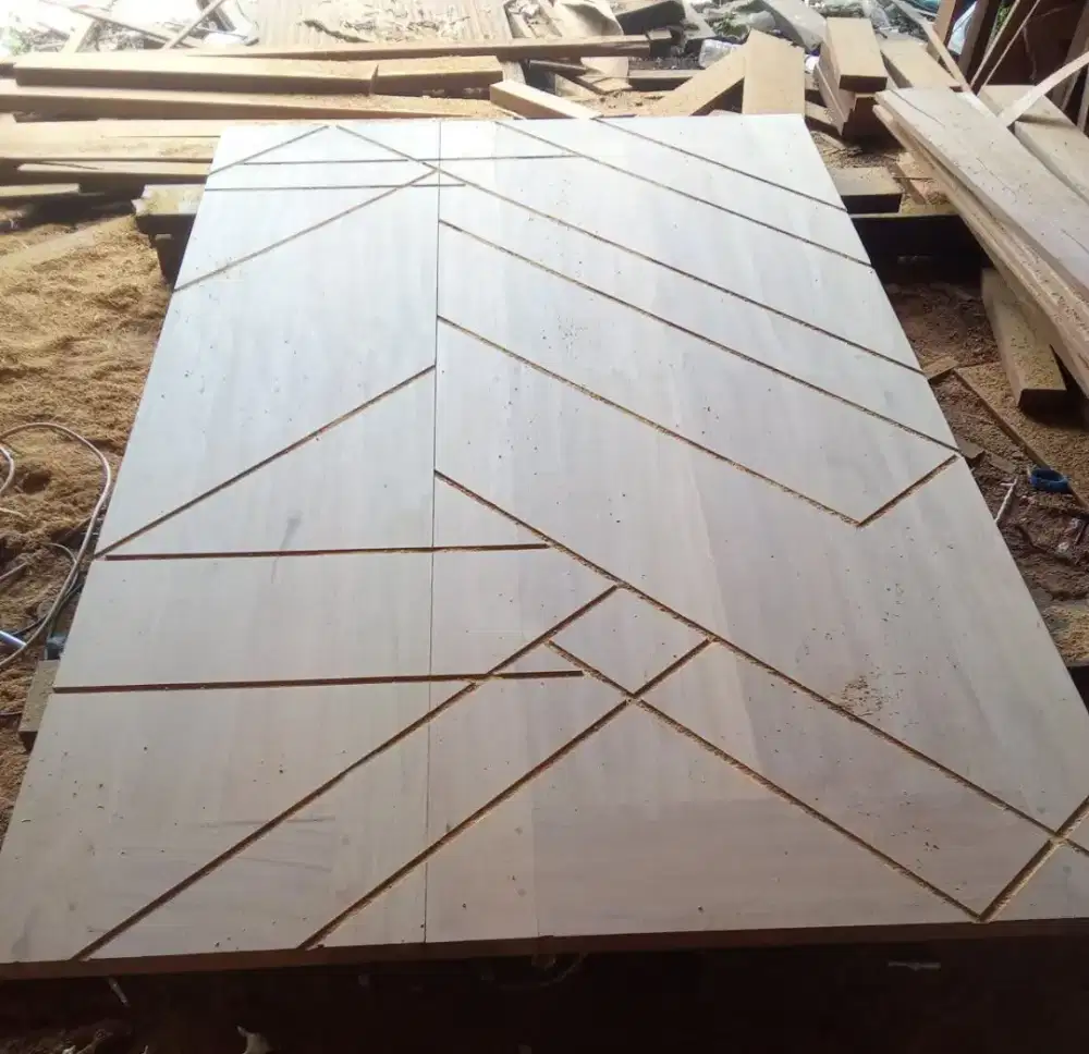 Pintu jati perhutani