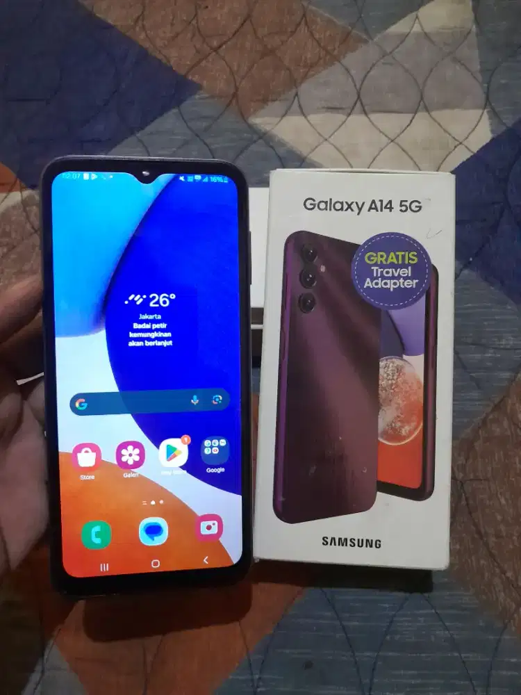 Samsung A14 5G Fulset Ram 6/128