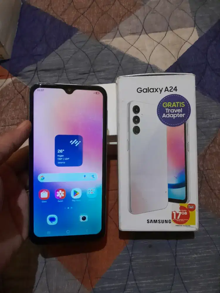 Samsung A24 Fulset Ram 8/128