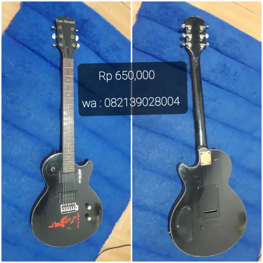 Gitar elektrik kayu tua