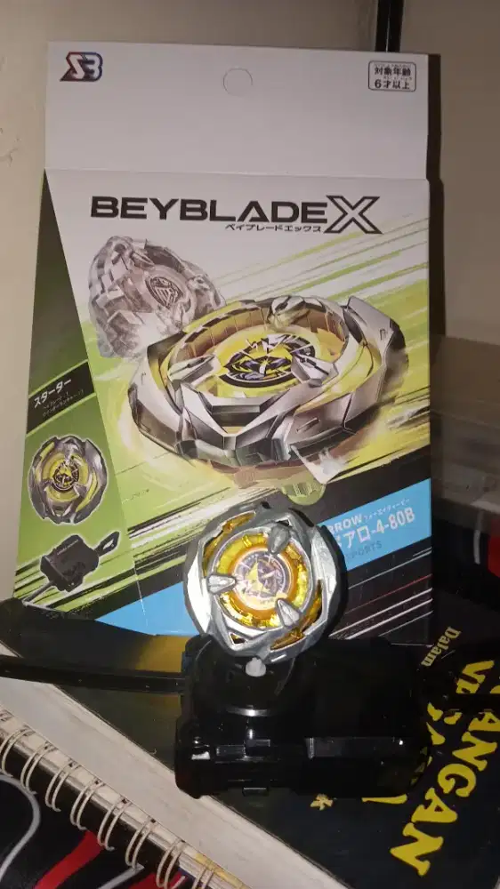 BeybladeX merek SB | Wizardarrow 4-80B full set