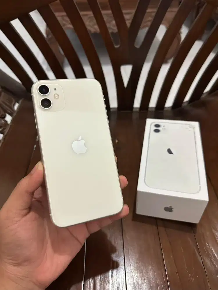 Iphone 11 128gb White, Mulus Fullset