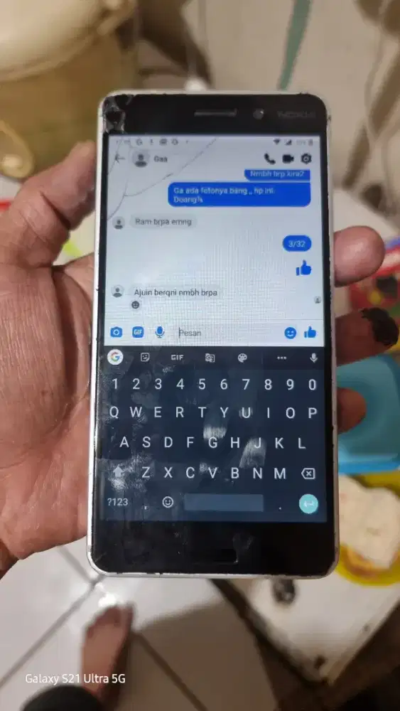 Nokia 6 ,, minus matot bahan kanibalan