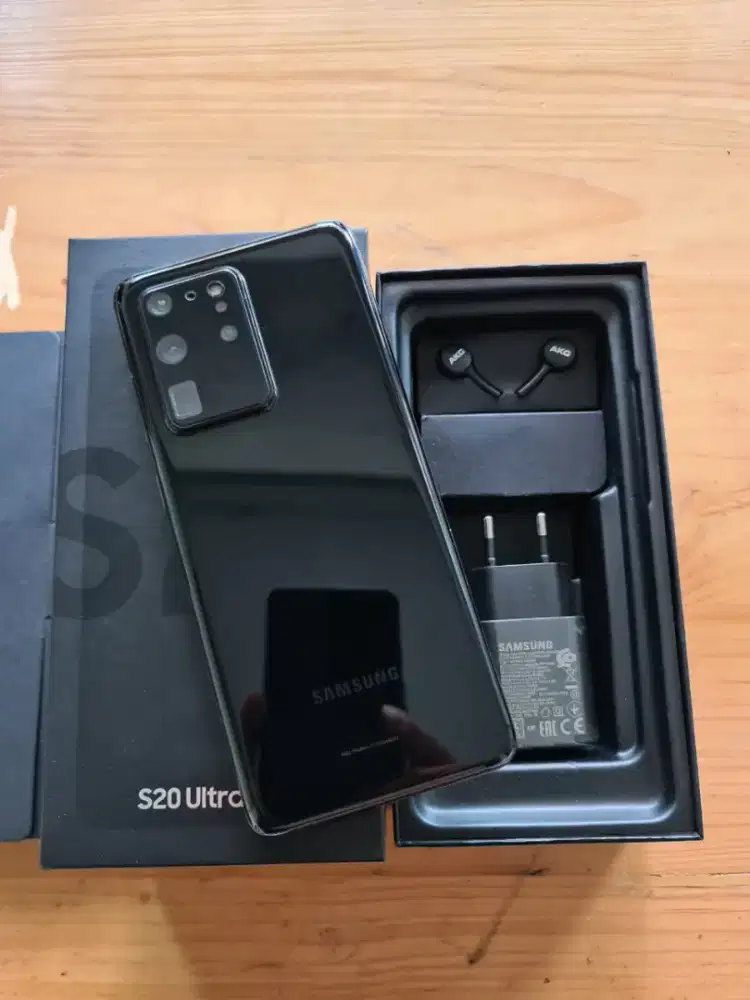 samsung s20 ultra, ram 12/128 Gb, fullset ori lengkap no minus