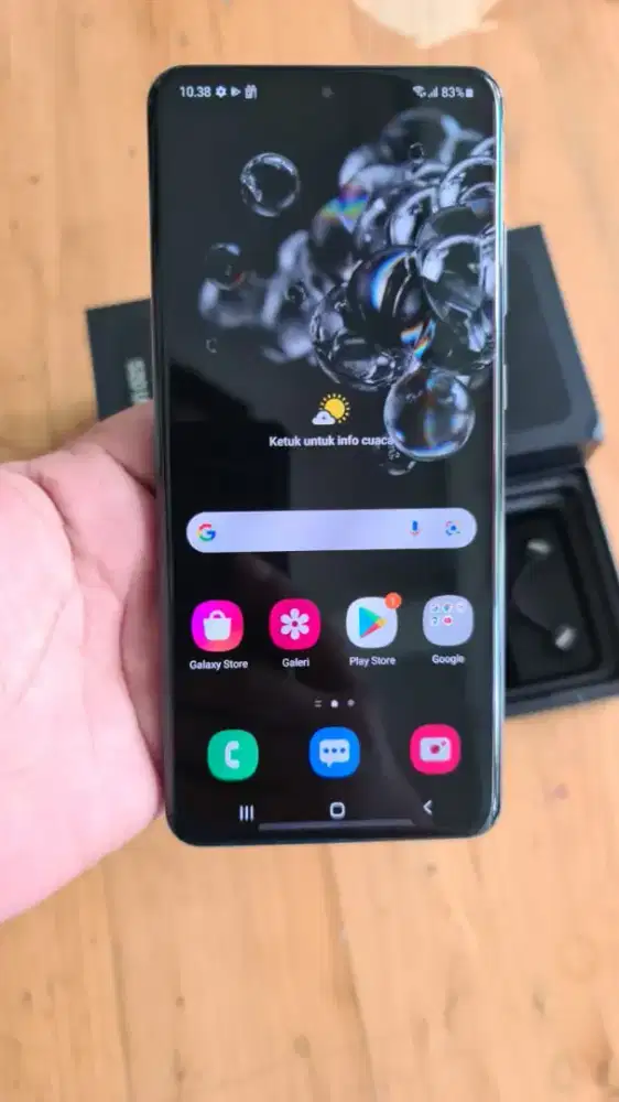 samsung s20 ultra , ram 12/128 Gb, fullset ori lengkap no minus