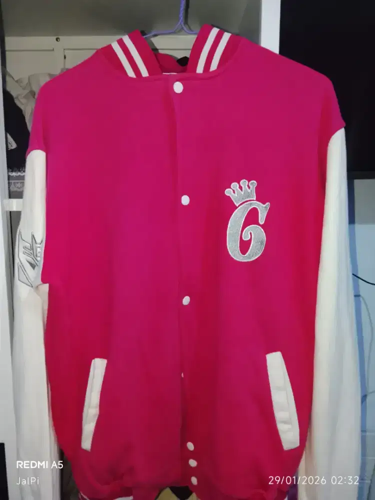 Sweater jaket pink