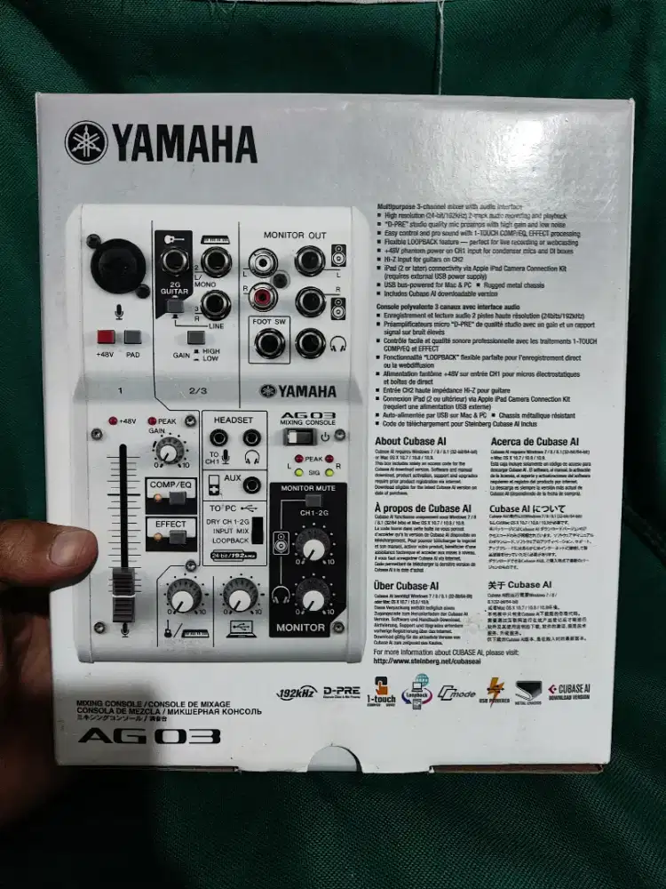Yamaha AG03 Mixer and USB Audio Interface
