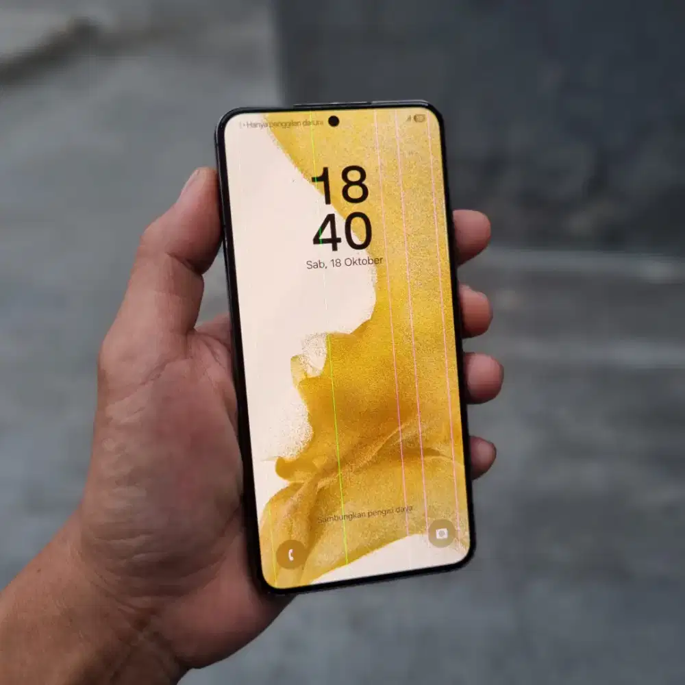 SAMSUNG GALAXY S22 SEIN 5G 8/128 GB MINUS GARIS FUNGSI 100% NORMAL