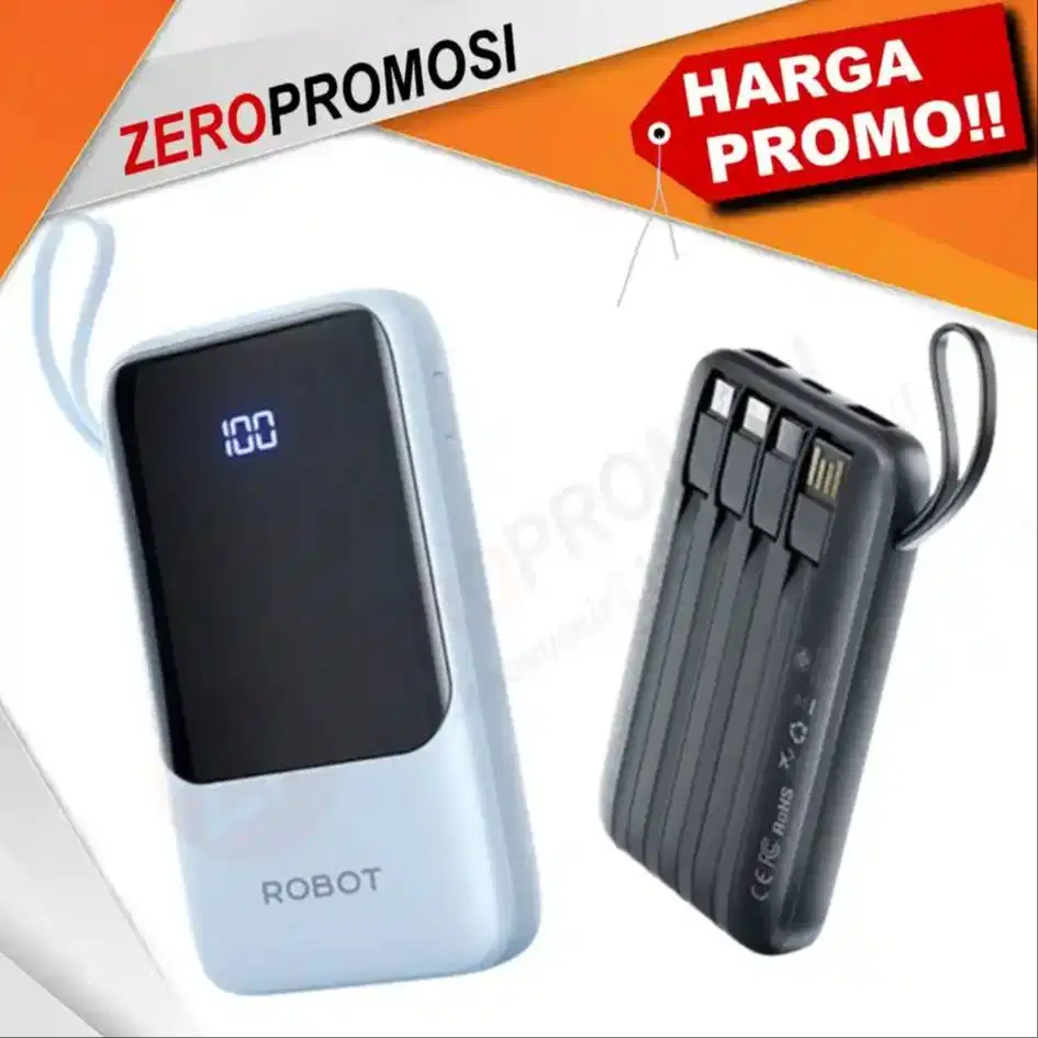 Powerbank Robot RT-18 Cetak Logo