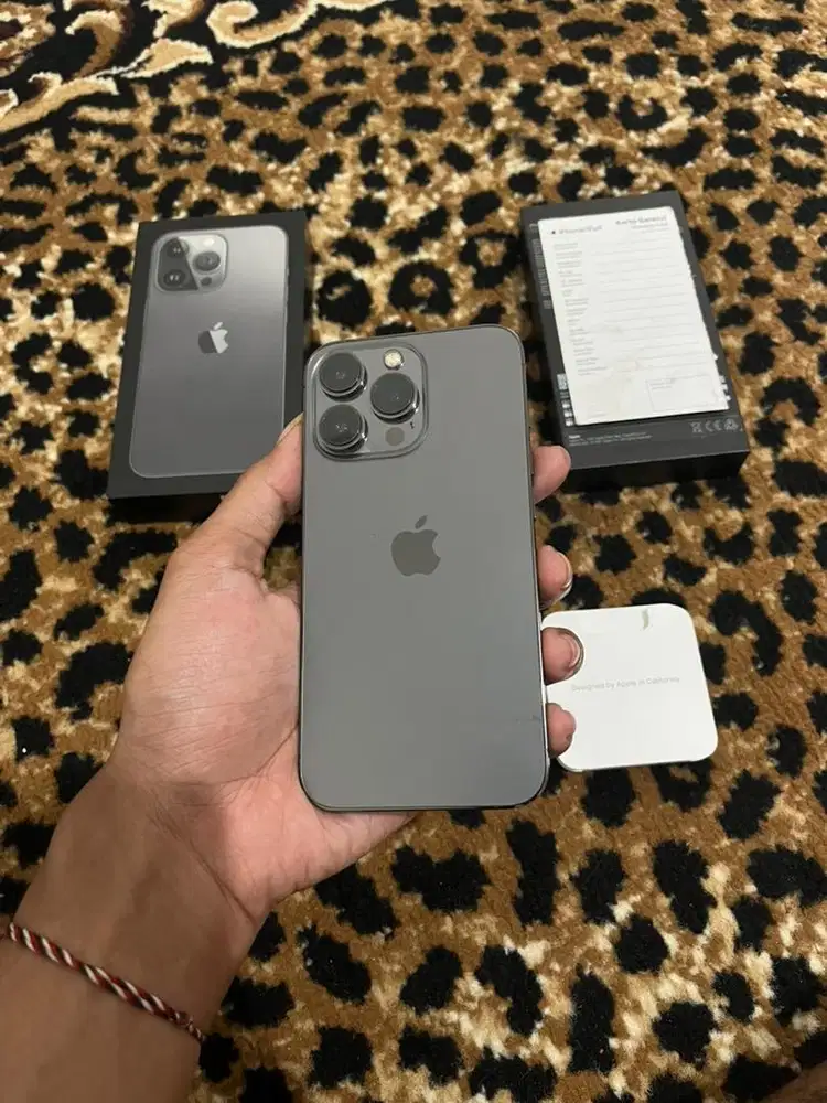 Graphite Iphone 13 Pro 128 iBox Fullset Orian Mulus bergaransi