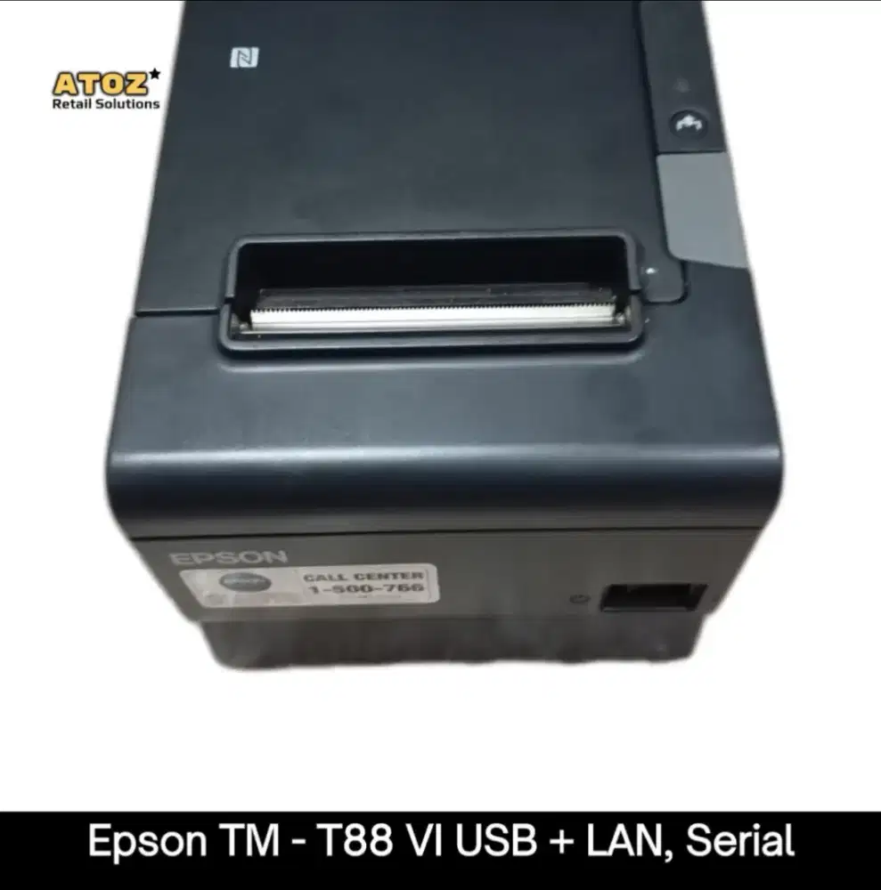 Printer Thermal EPSON TM T88VI USB + LAN Serial
