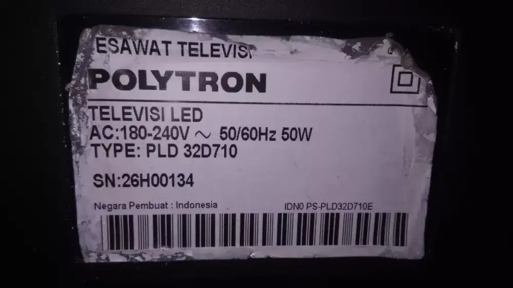 LED TV Polytron 32 inch