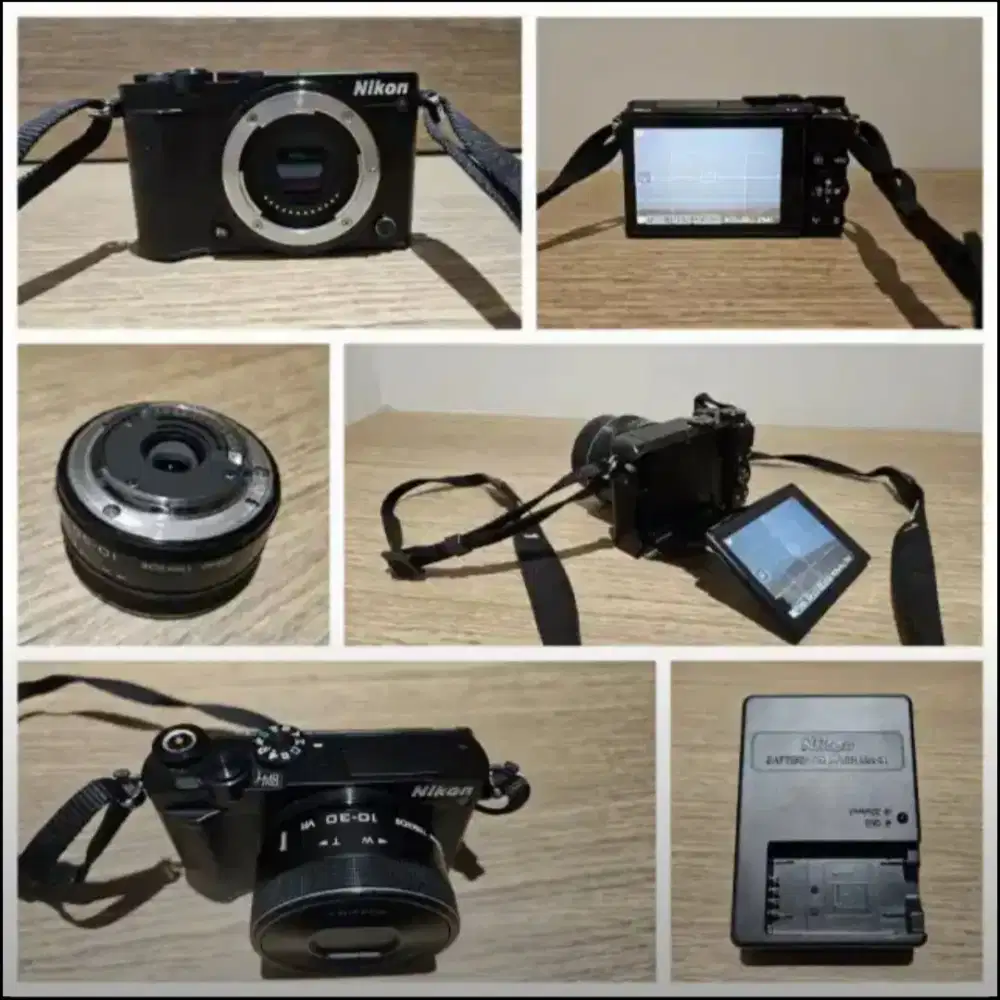 Jual kamera nikon 1 j5 mirrorles baru beli juni 2024,harga5,4jt nego