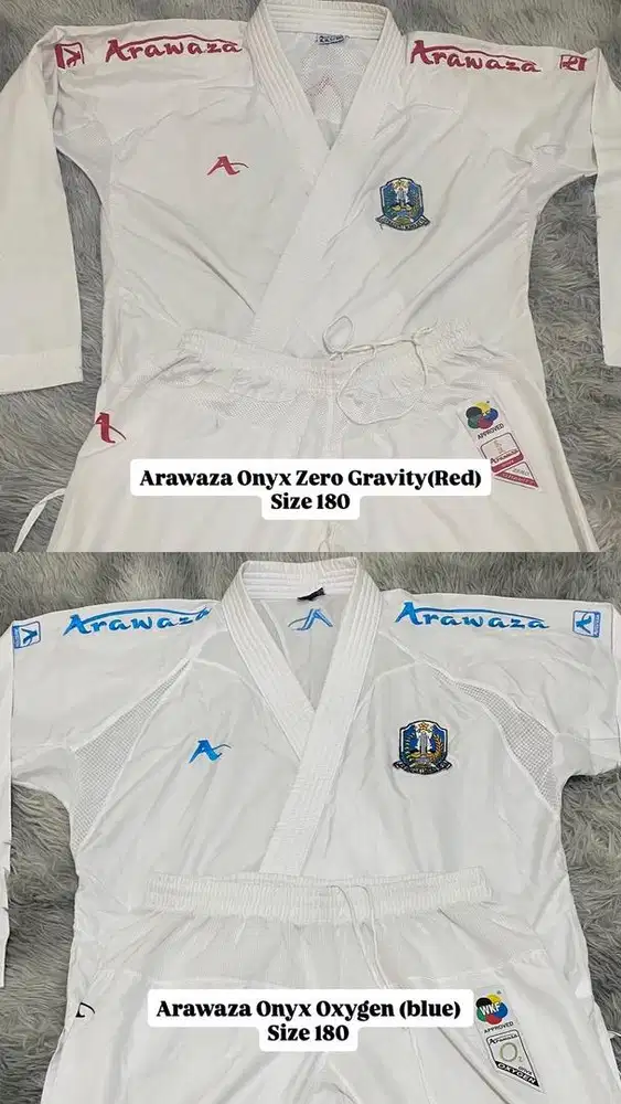 KARATE GI ARAWAZA ONYX ZERO GRAVITY & ARAWAZA ONYX OXYGEN