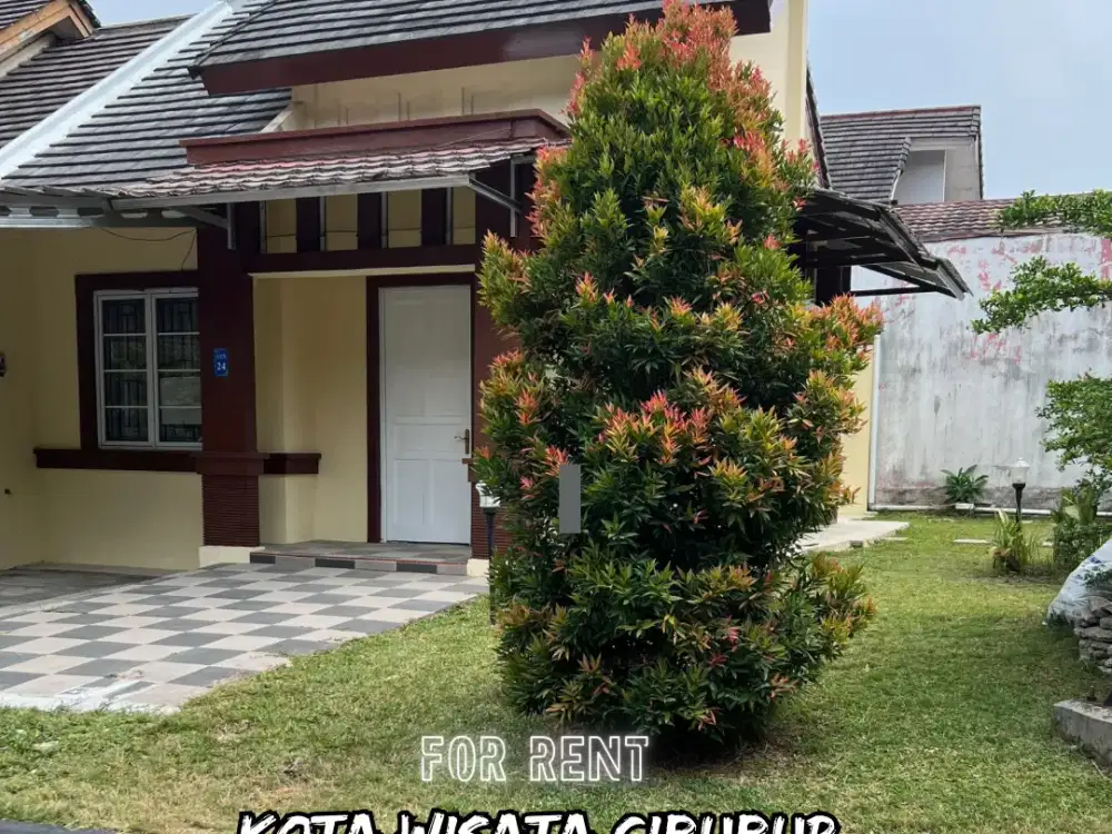 RUMAH DISEWAKAN DI KOTA WISATA CUBUBUR