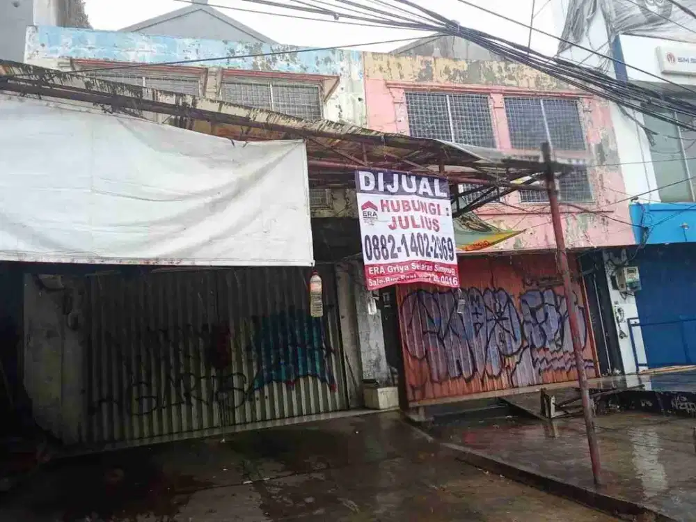 Di jual cepat Ruko Gandeng (2) ,Strategis  di JL Panjang ,KB jeruk..