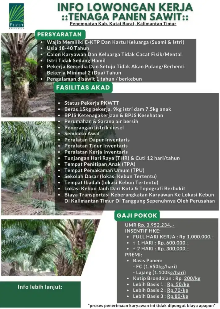 Loker tanpa ijazah usia 18 - 45