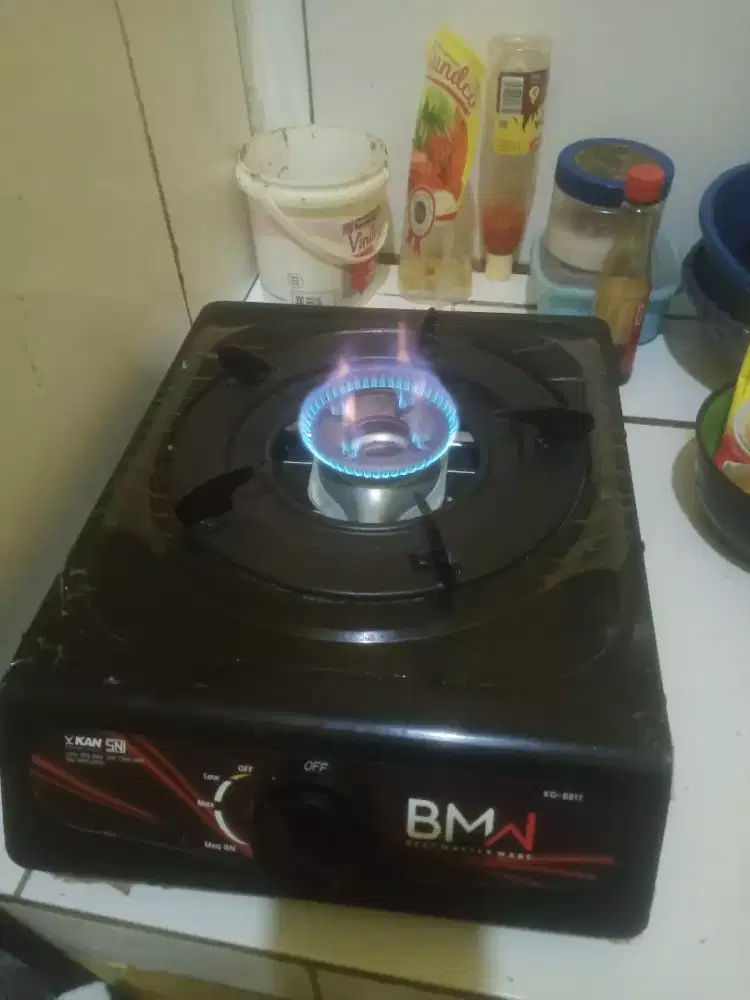 Kompor gas 1 tungku dan mejikom