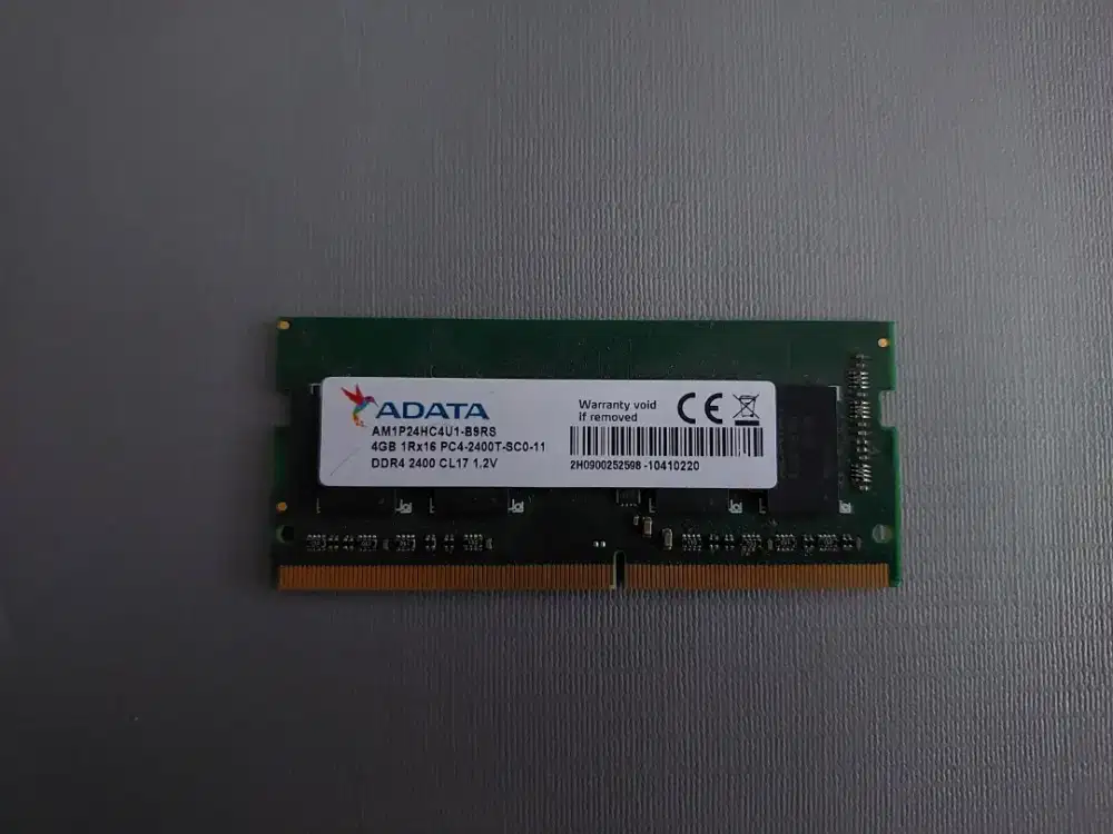 Dijual RAM Laptop ADATA DDR4 4GB 2400 MHz