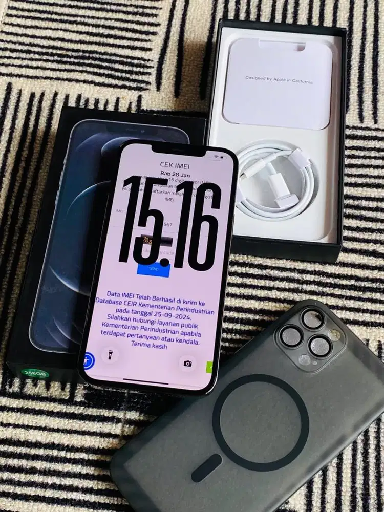 Iphone 12 promax 256 gb Bea cukai mulus fulset nominus