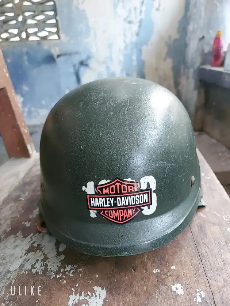 Helem TNI lawas kuat bahan tebal