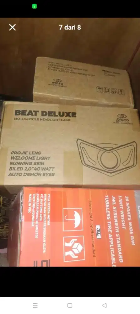 Di jual biled ayoto rgb 40watt tinggal colok