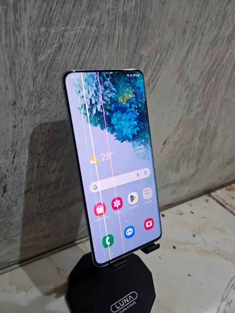 Hp SAMSUNG S20 PLUS 8/128GB Dual SIM resmi SEIN termurah cuci gudang