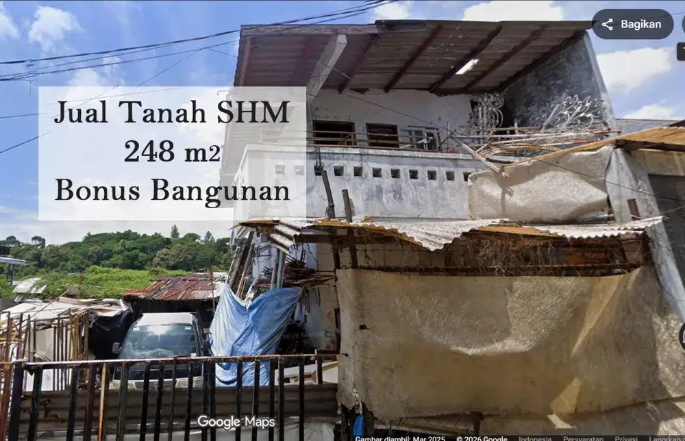 JUAL TANAH BONUS BANGUNAN