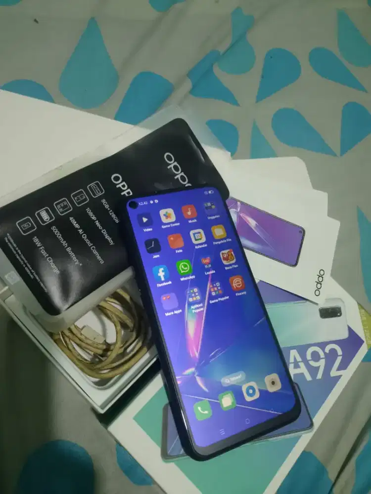 Oppo A92 fullset
RAM 8+3/128
