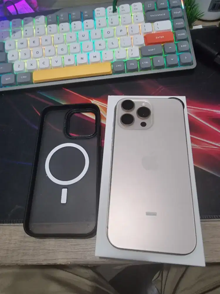 iPhone 16 Pro Max 256 ex iBox BH 100 Garansi Aktif