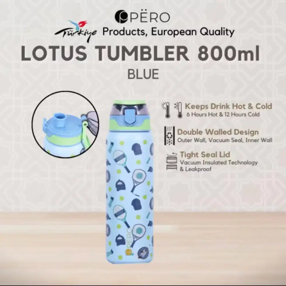 HARGA PROMO: Pero Lotus Tumbler/ Termos 800ml