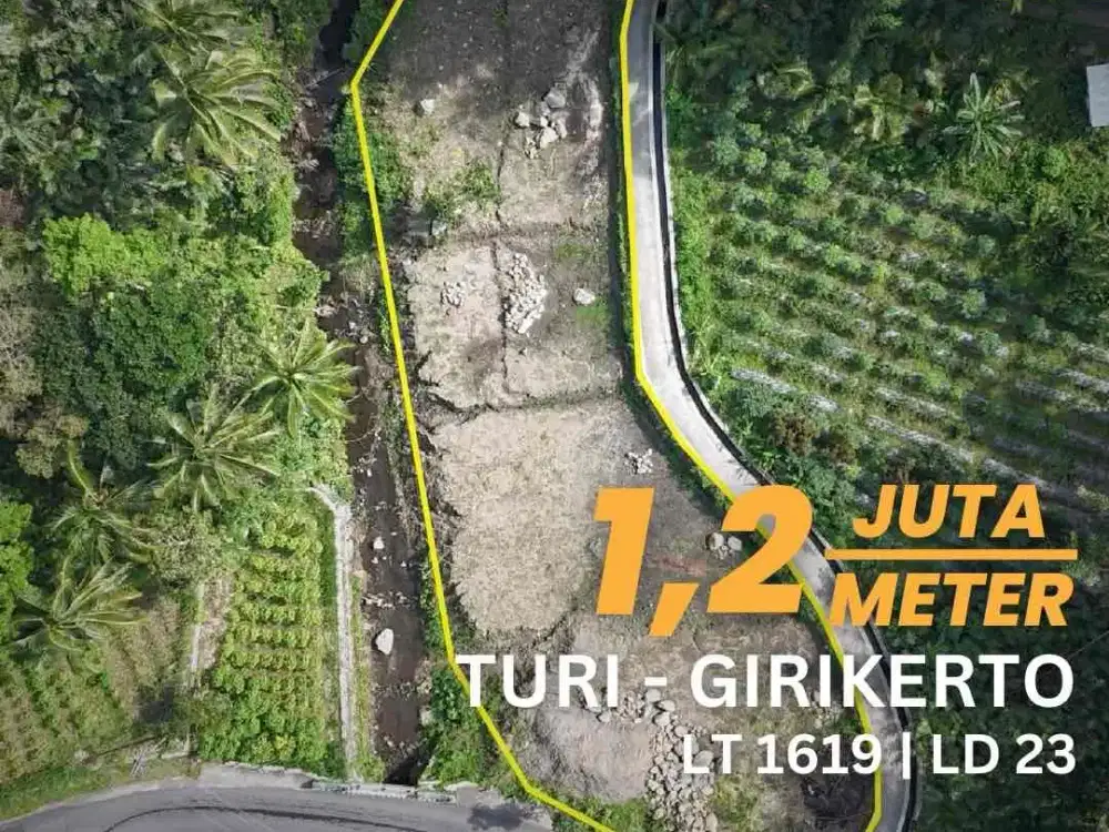 jual tanah pekarangan pinggir sungai