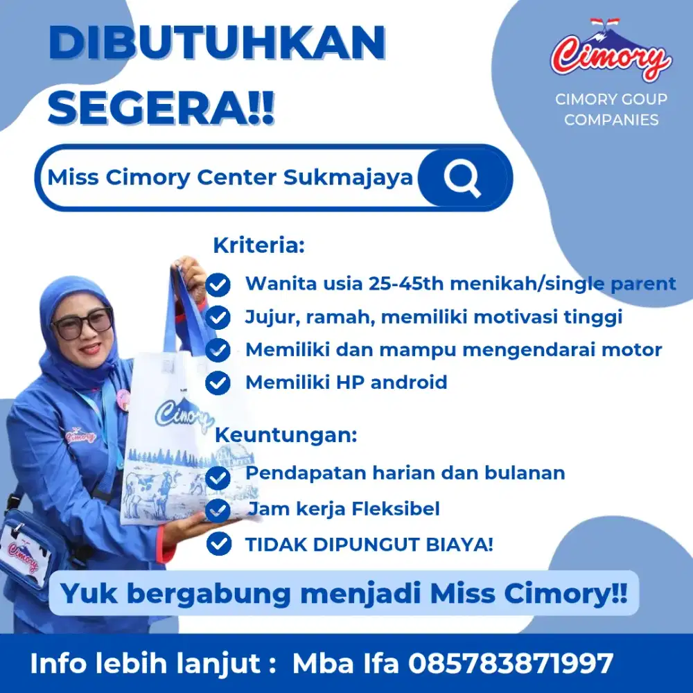 Lowongan Miss Cimory