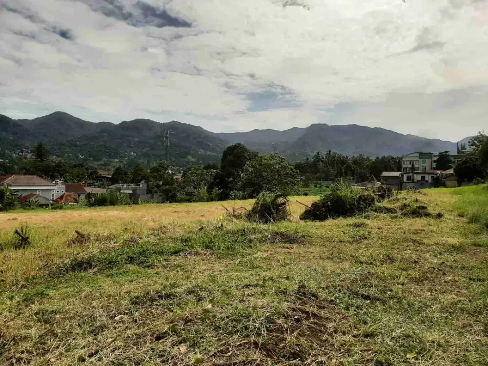 Tanah Dekat Jalan Raya Utama Puncak Dijual Siap Bangun View 360°