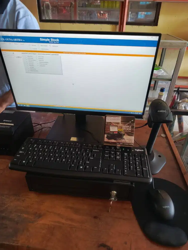 Komputer Kasir Siap Pakai SImple Stock